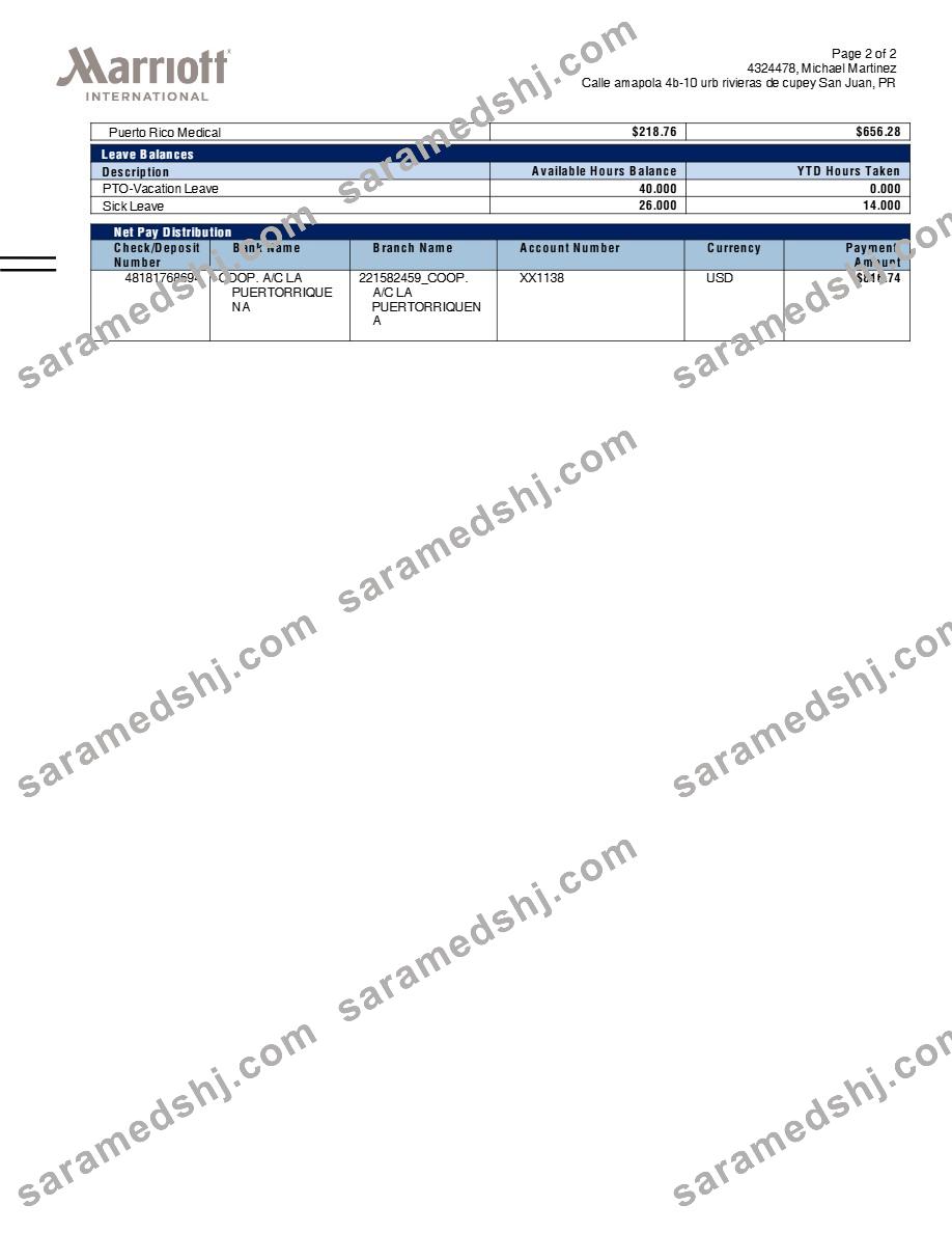 Marriott International payslip template in Word and PDF formats.pdf, 2